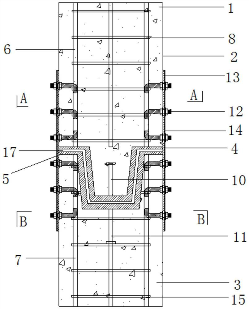 Double-steel-plate bolt connection full-assembly type column joint as well as construction method and calculation method thereof