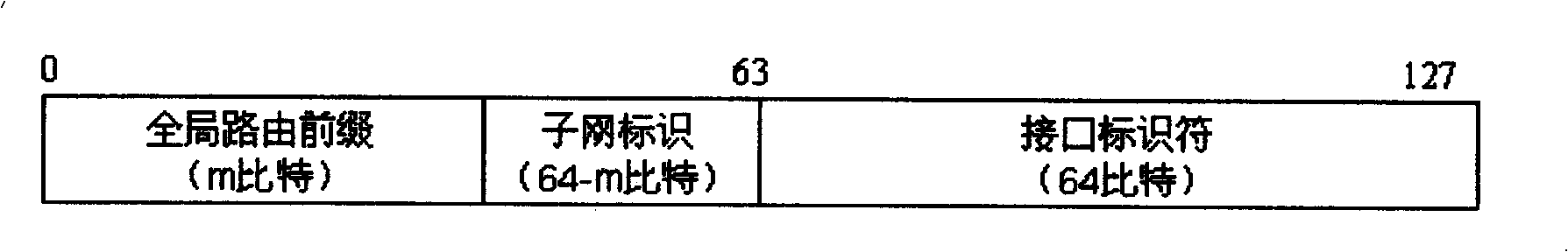 Service-oriented IPv6 address specification and distribution method, terminal and system for implementing the same