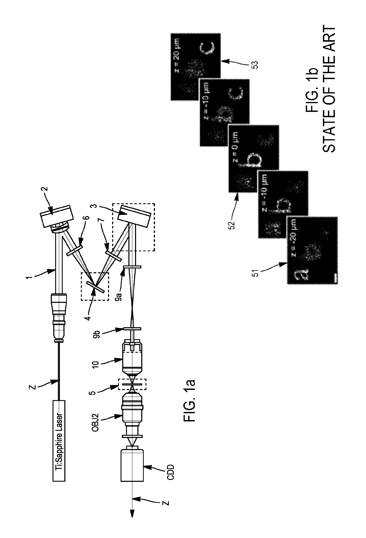 Optical system for shaping the wavefront of the electric field of an input light beam