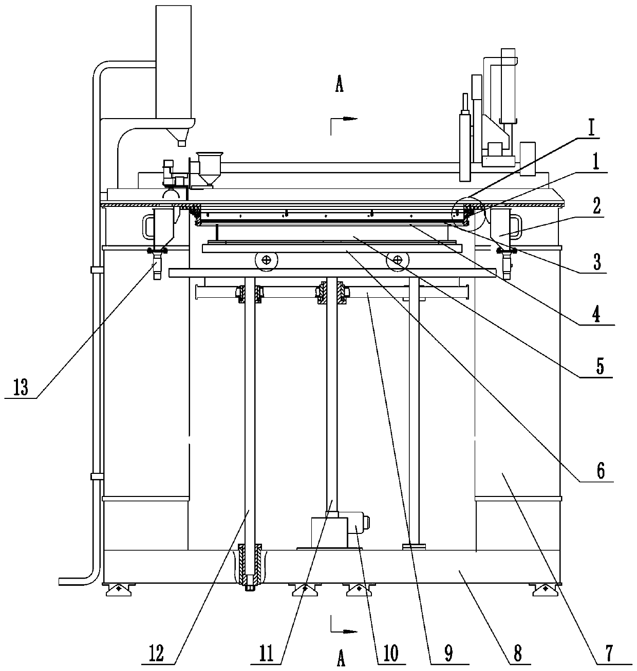 Laser 3D printing platform for sand mold making with heated sand box