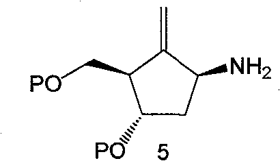 Synthesis method of antiviral nucleoside analogue