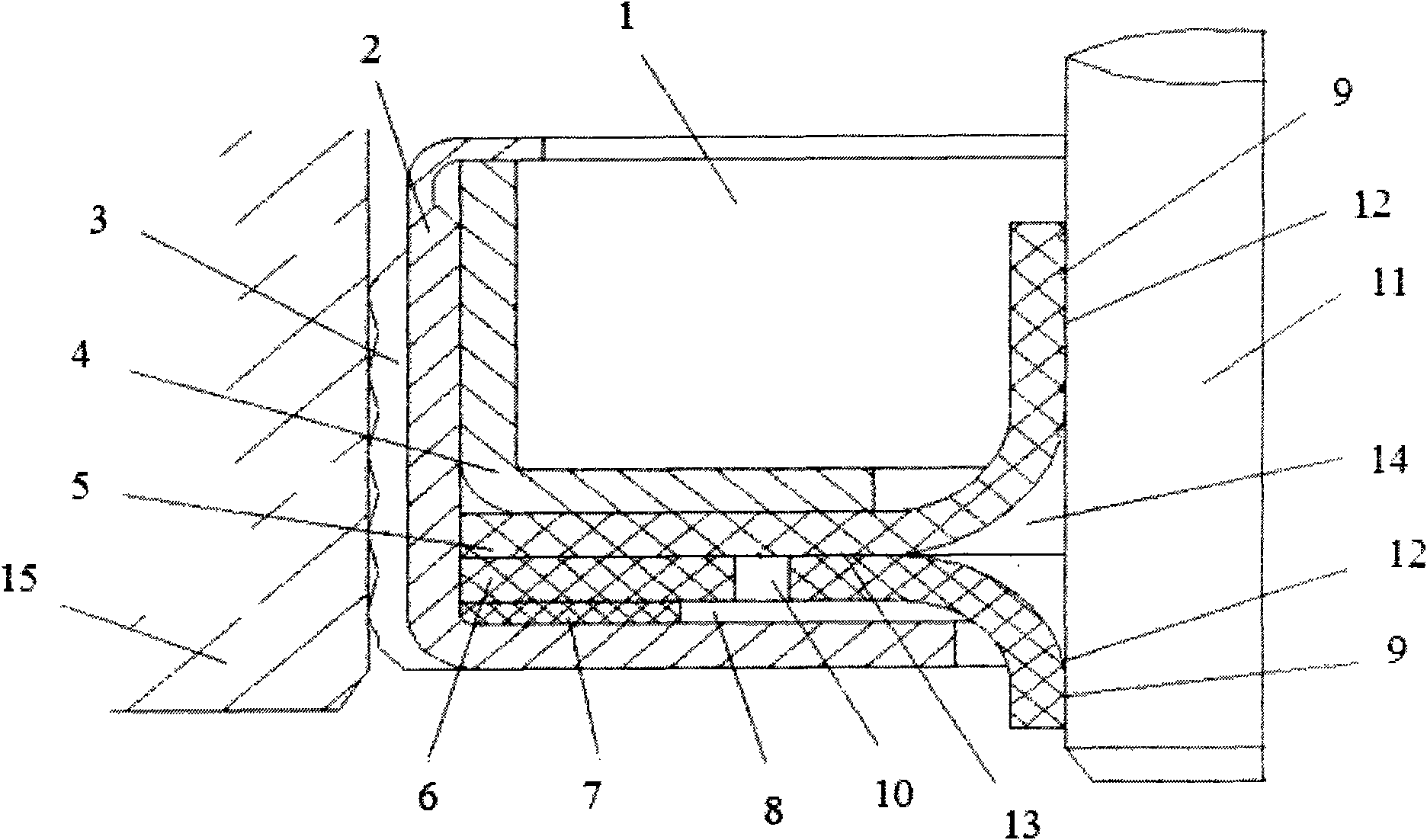 Combined PTFE oil seal with vent hole and manufacturing method and mounting method thereof