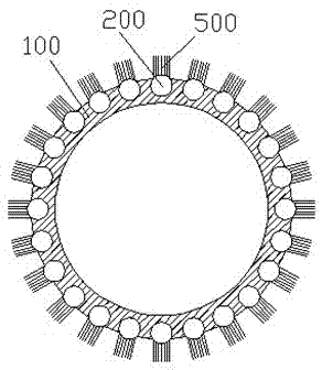 Singeing cleaning roller