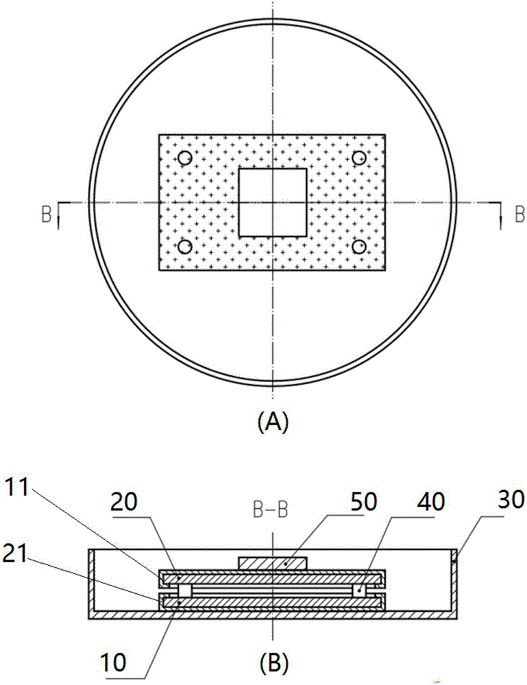 Epoxy resin casting body plate preparation method and device