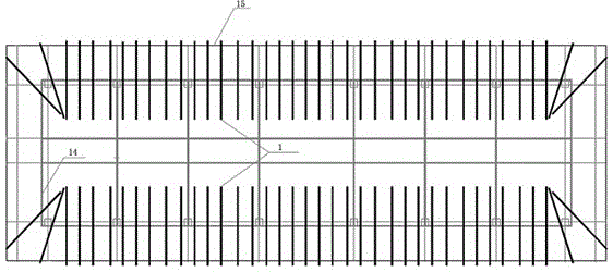 Formwork with high cantilever structure and construction method thereof
