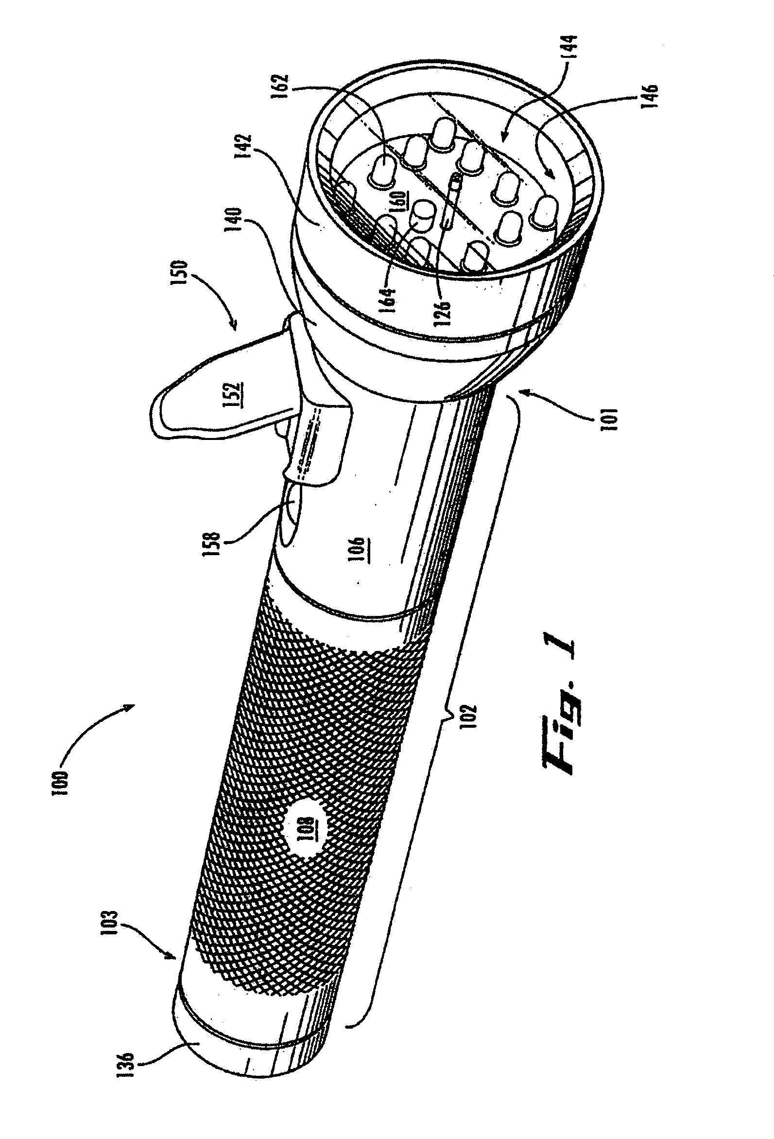 Flashlight and canister interconnection system and method