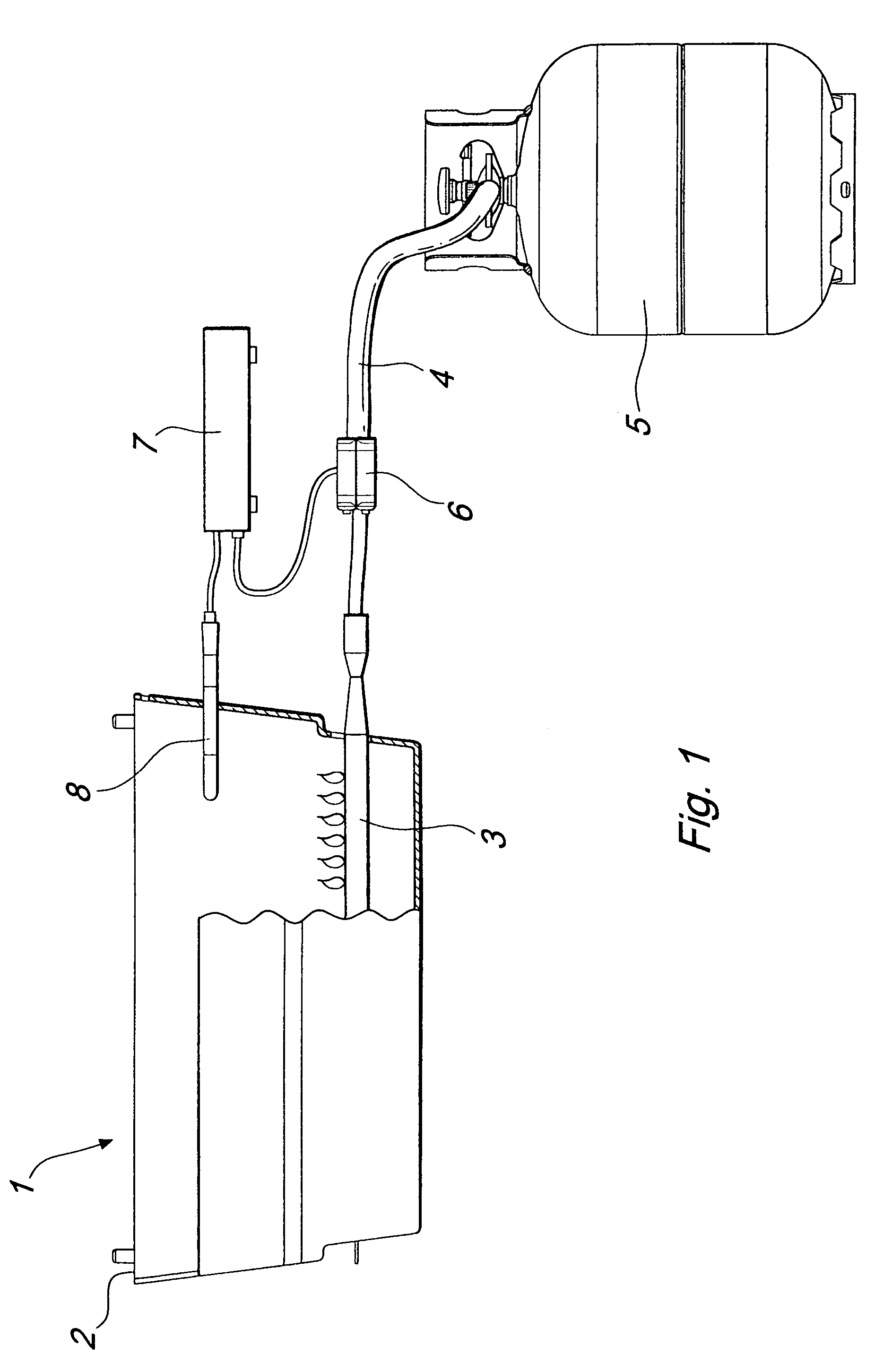 Gas-fired cooking apparatus with control of cooking temperature