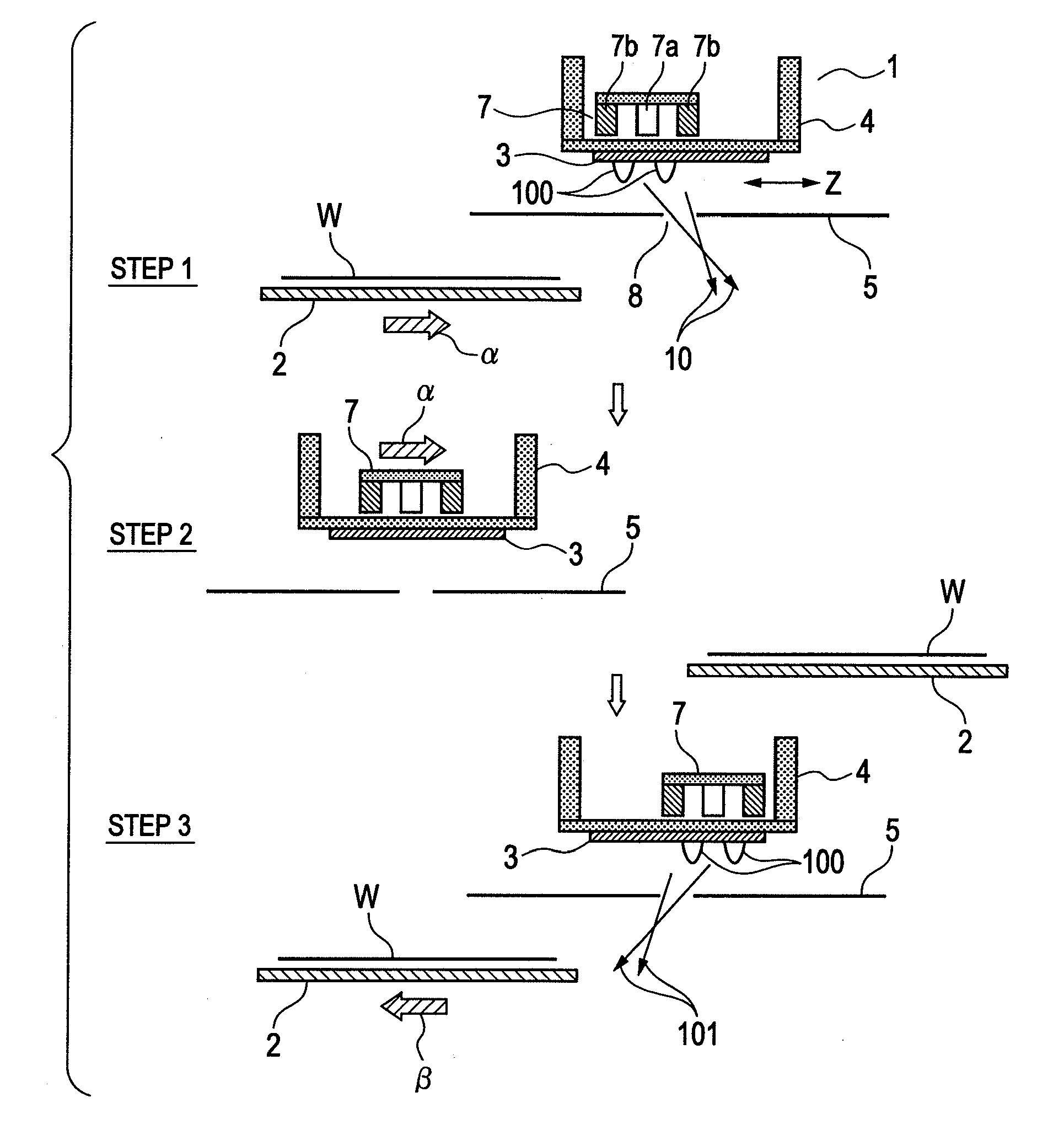 Film forming method by sputtering apparatus and sputtering apparatus
