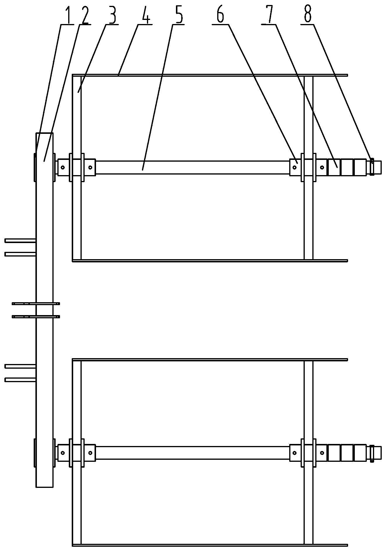 Adjustable profile-modeling traction soil preparation rack