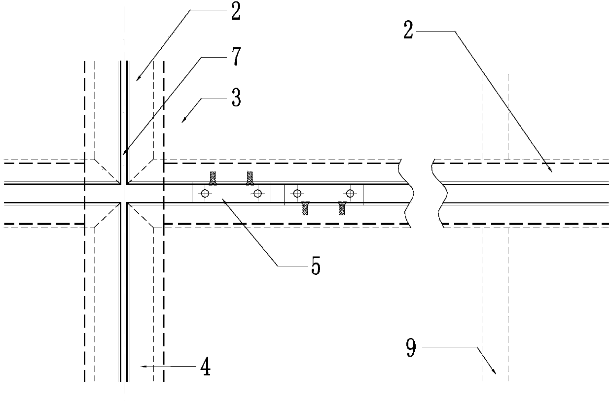 Architectural ceramic thin plate curtain wall dry hanging structure and construction method thereof