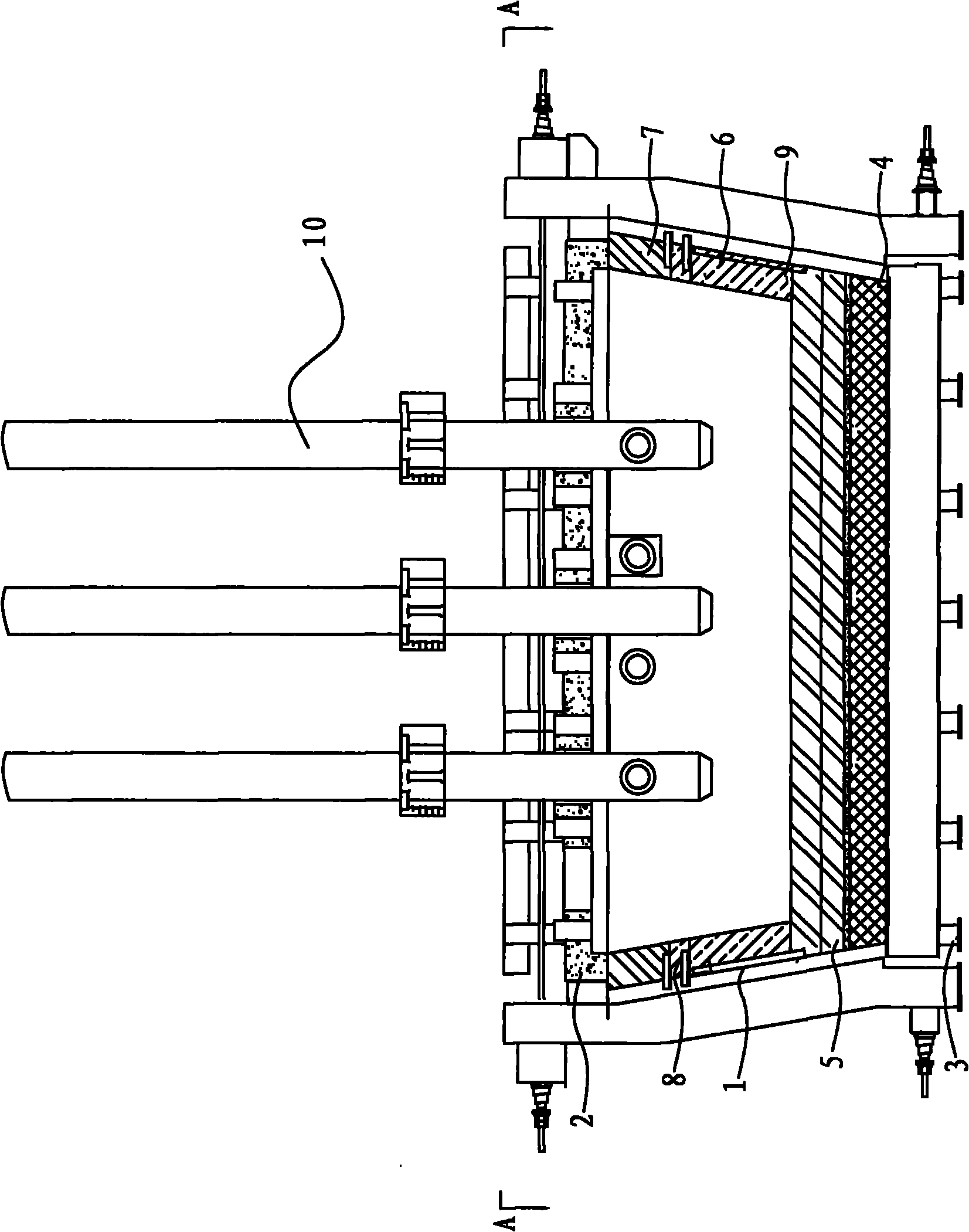 Furnace body of electric furnace