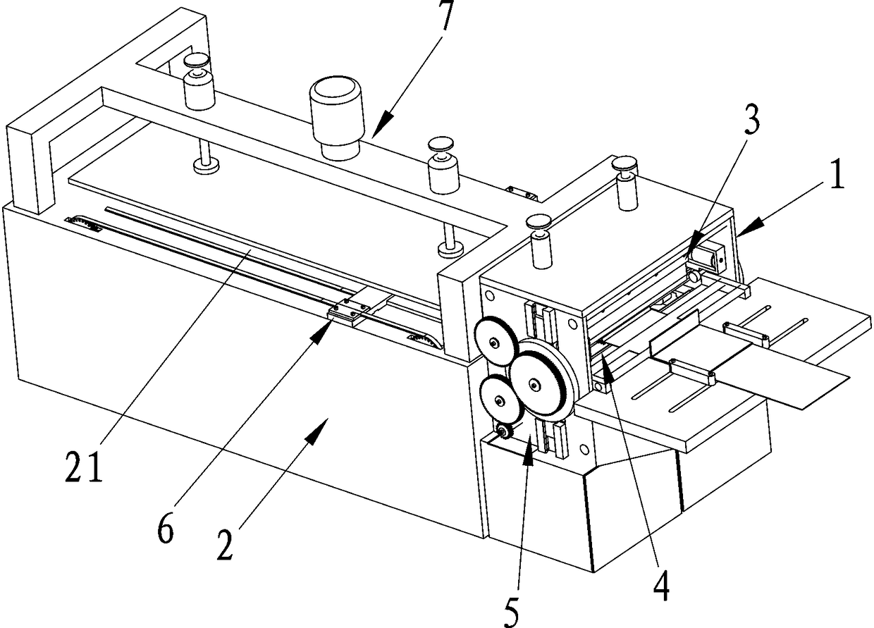 A push-and-stack paper stacking equipment and forming process