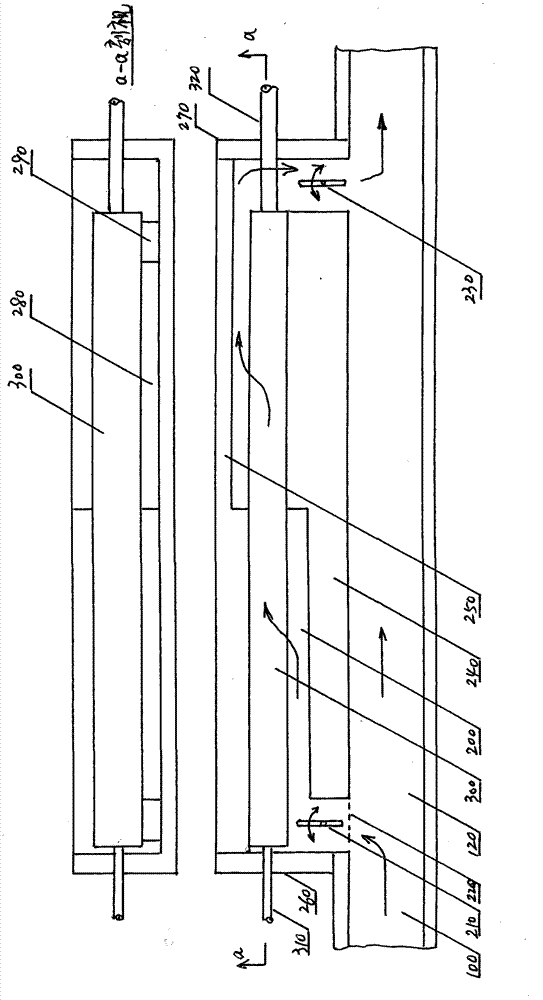 Direct-type sewage source heat pump device