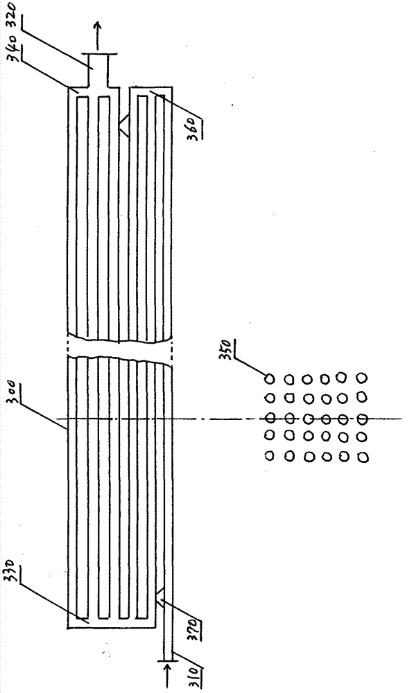 Direct-type sewage source heat pump device