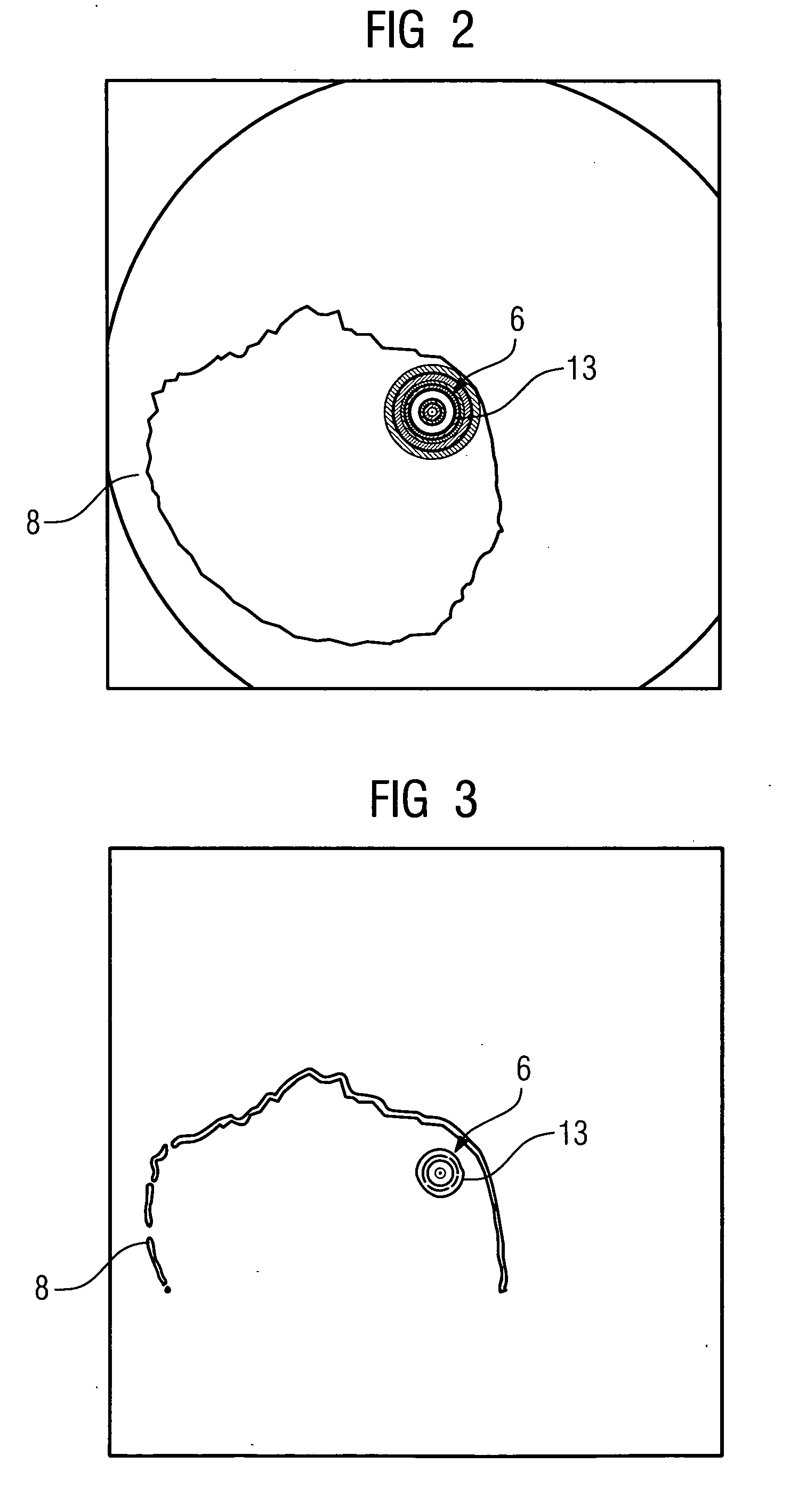 Method for tomographically displaying a cavity by optical coherence tomography (OCT) and an OCT device for carrying out the method