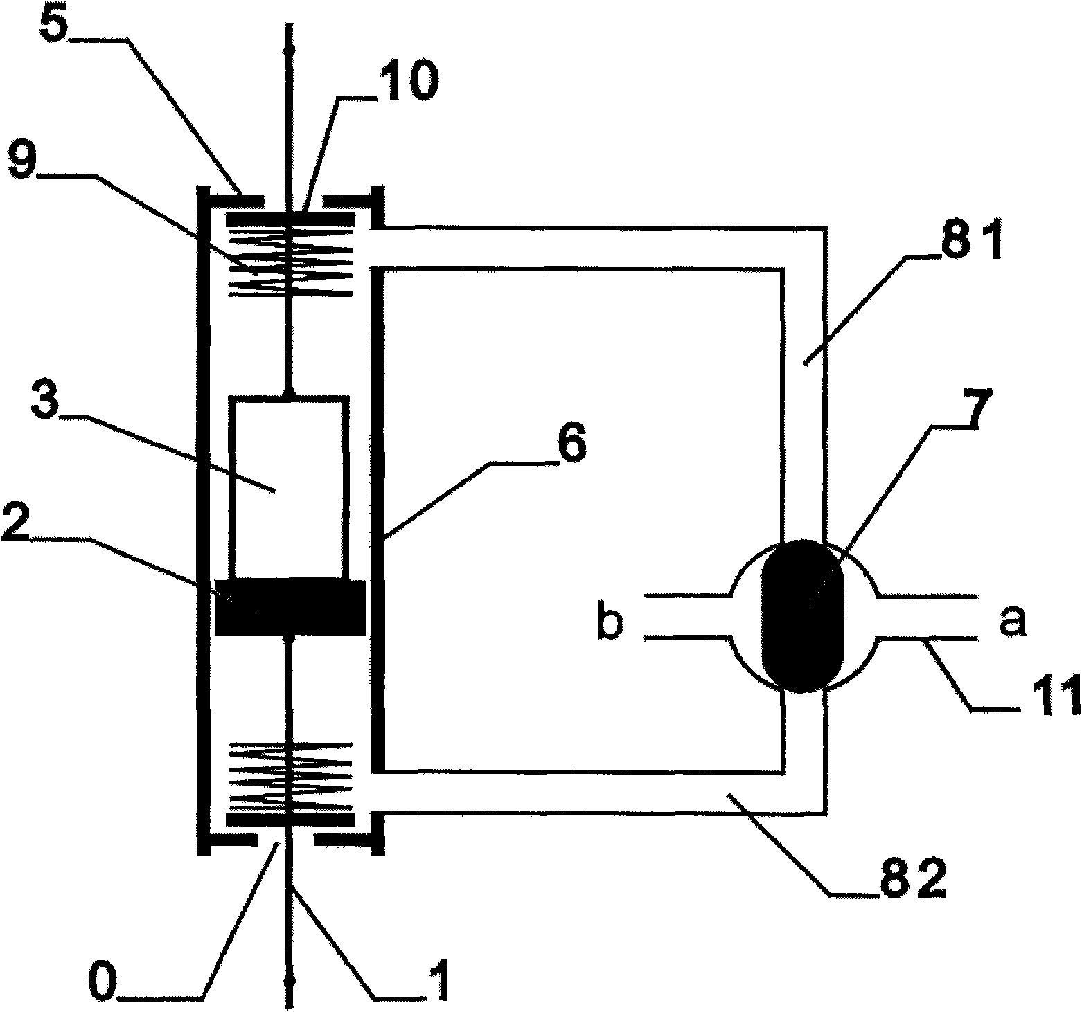 Liquid-floated pressure power energy output device