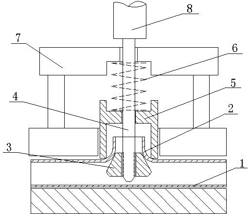 Spinning and cold drawing process of three-way pipe