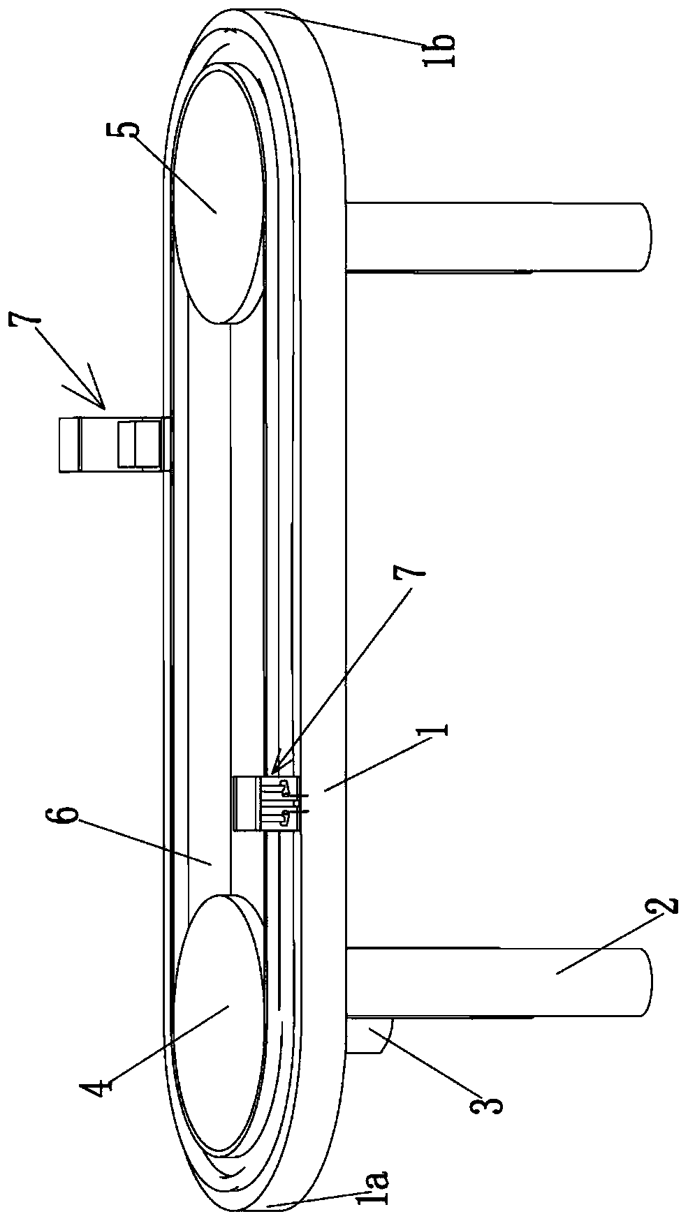 Track type automatic detecting device for penicillin bottle light inspection machine