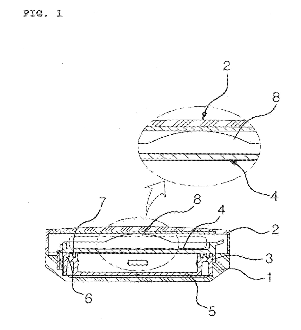 Cosmetic container having inner container and sealing strucure for inner container cap