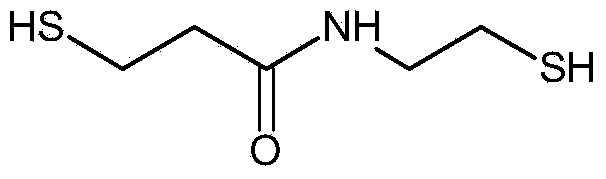 Catalyst for synthesizing amide and method for synthesizing N-mercaptoethyl-3-sulfydryl-propanamide