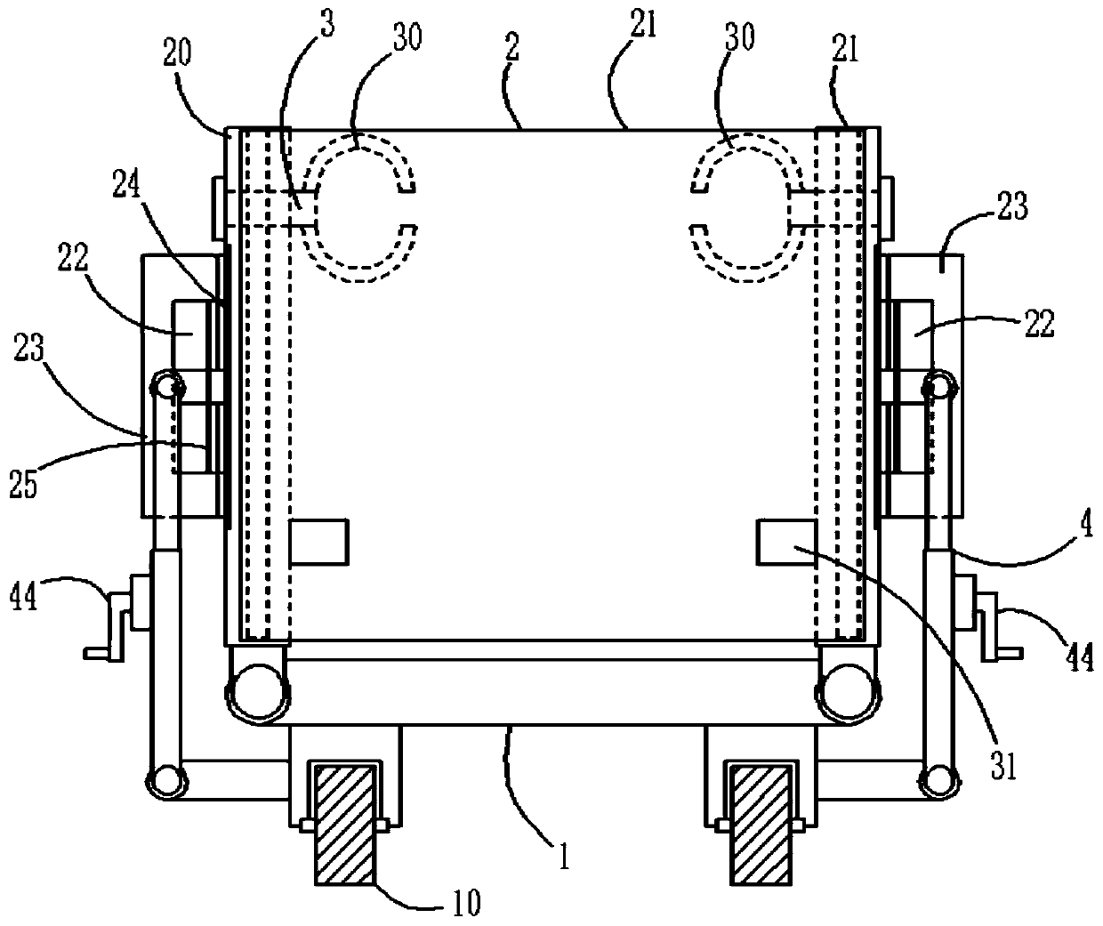 Animal husbandry breeding sheep shearing fixing device