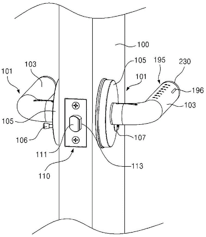 Fastening bolt and digital door lock device with fastening bolt