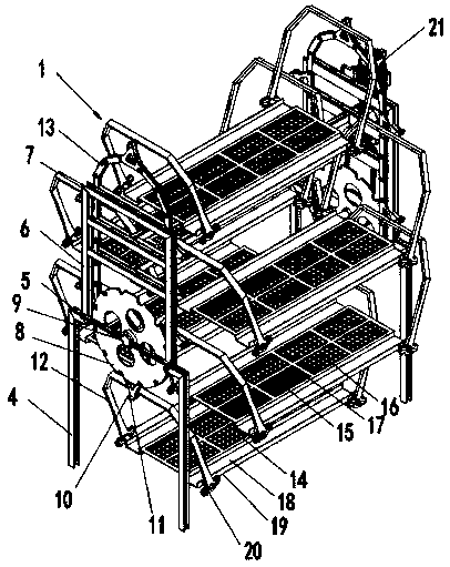 Adjustable charging parking space for new energy vehicles