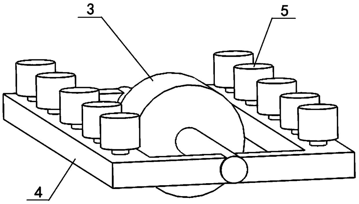 Method and device for realizing flexible inner support of friction stir welding by using electromagnetic technology