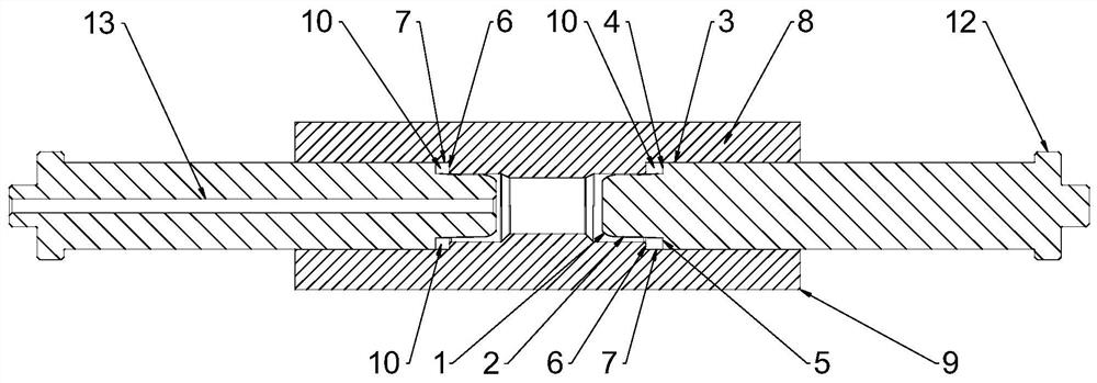 A kind of compression tube forming method