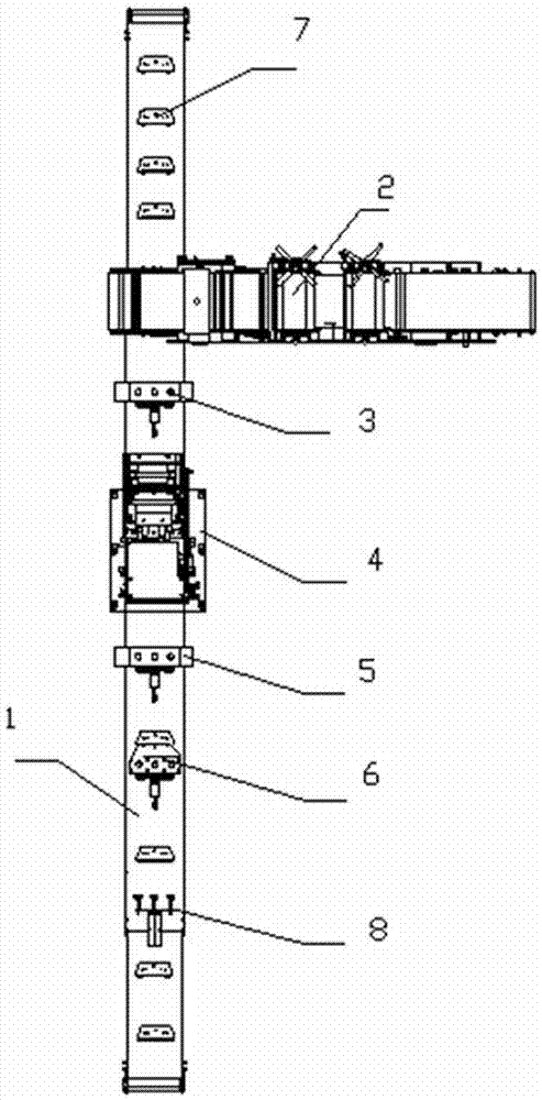 A device for forming dry food