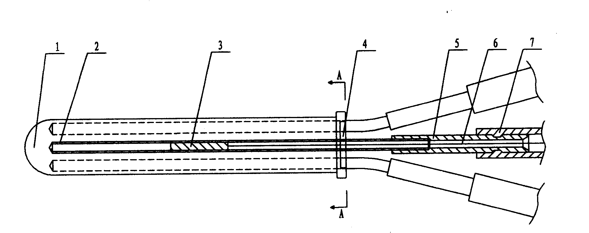 After-loading radiotherapy applicator in rectum and vaginal cavity