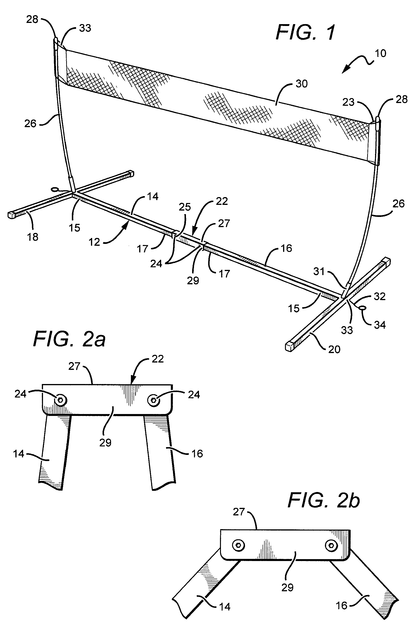 Collapsible and portable sports net apparatus