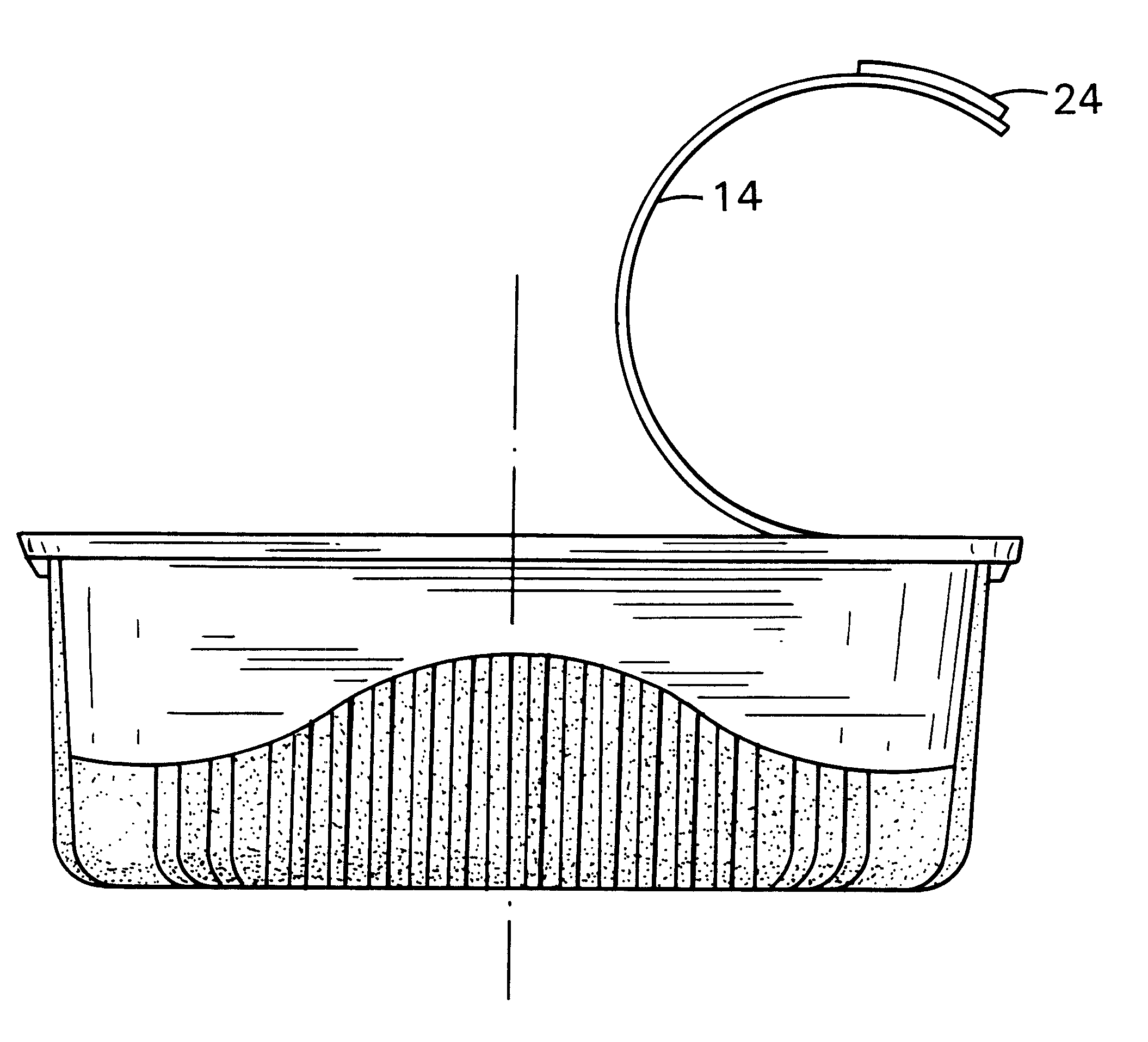 Sealed container for an article of personal use such as a razor cartridge