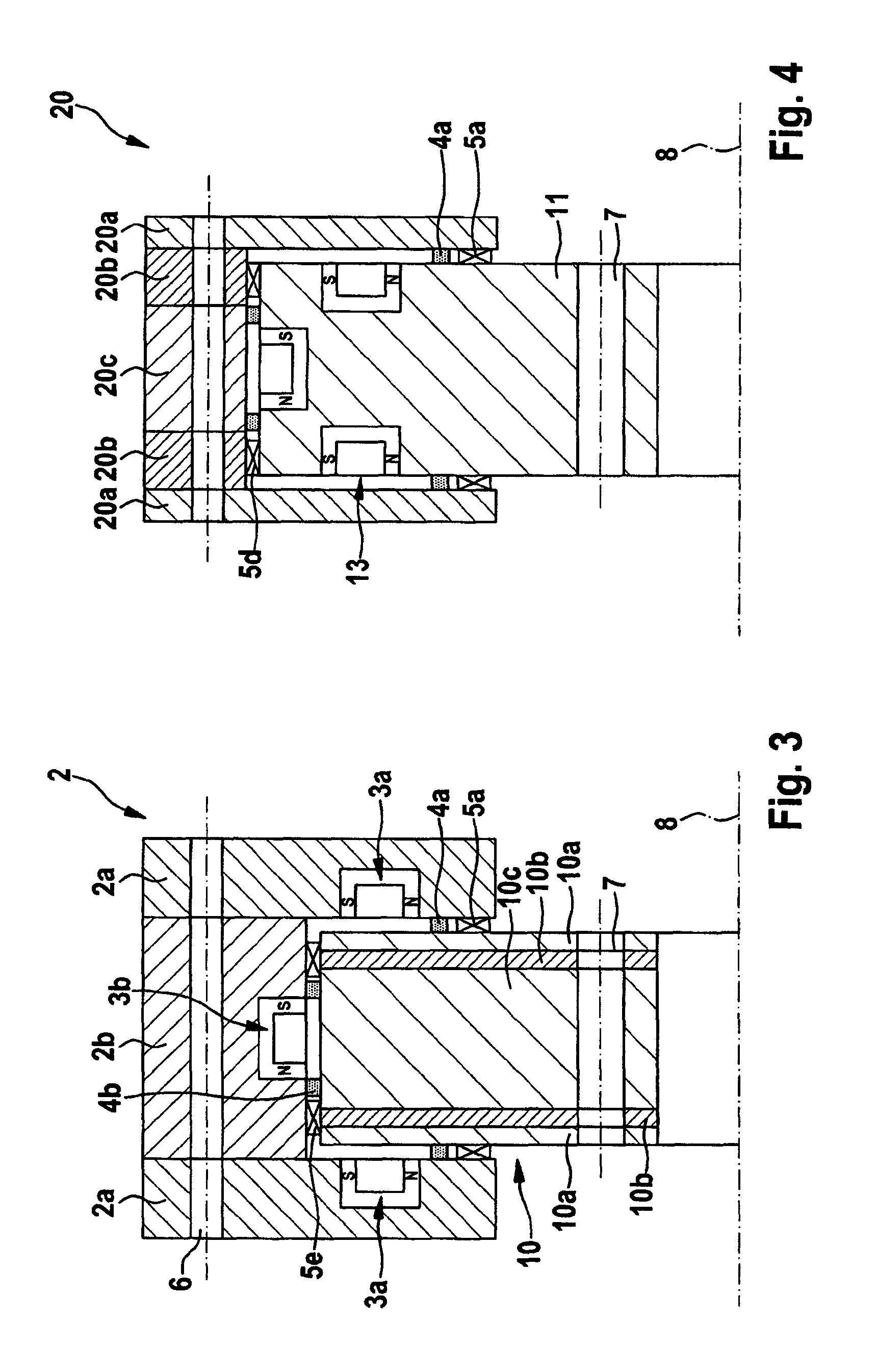 Method and bearing for supporting rotatable devices, particularly a medical scanner