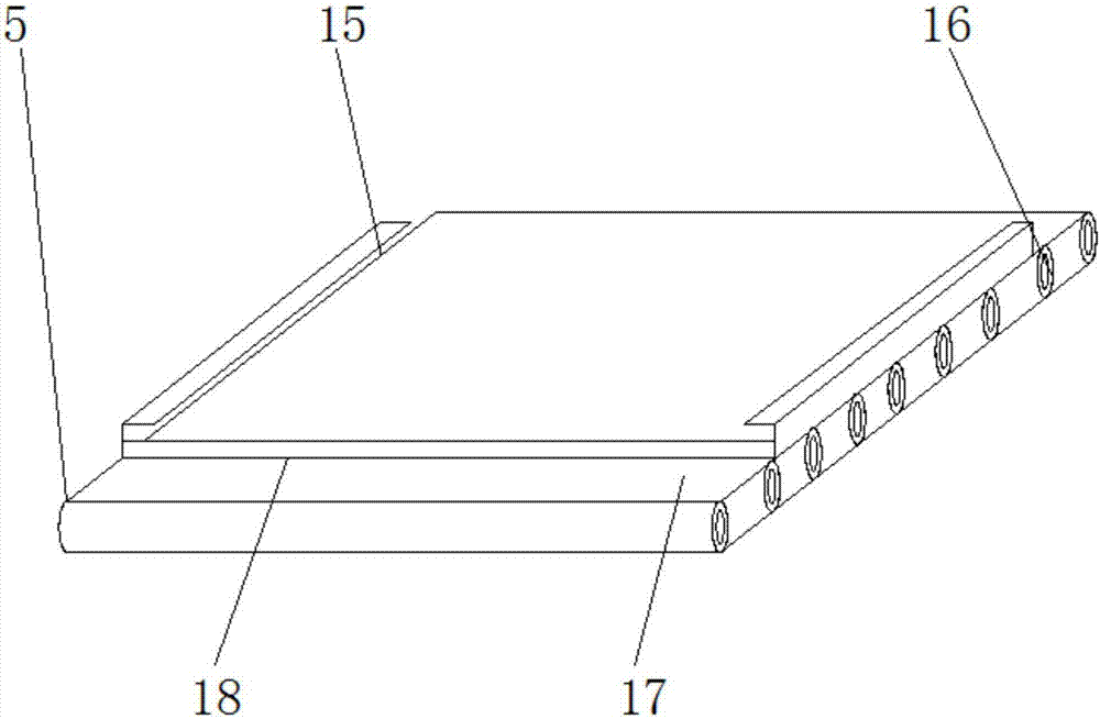 Perforating device for wood decoration