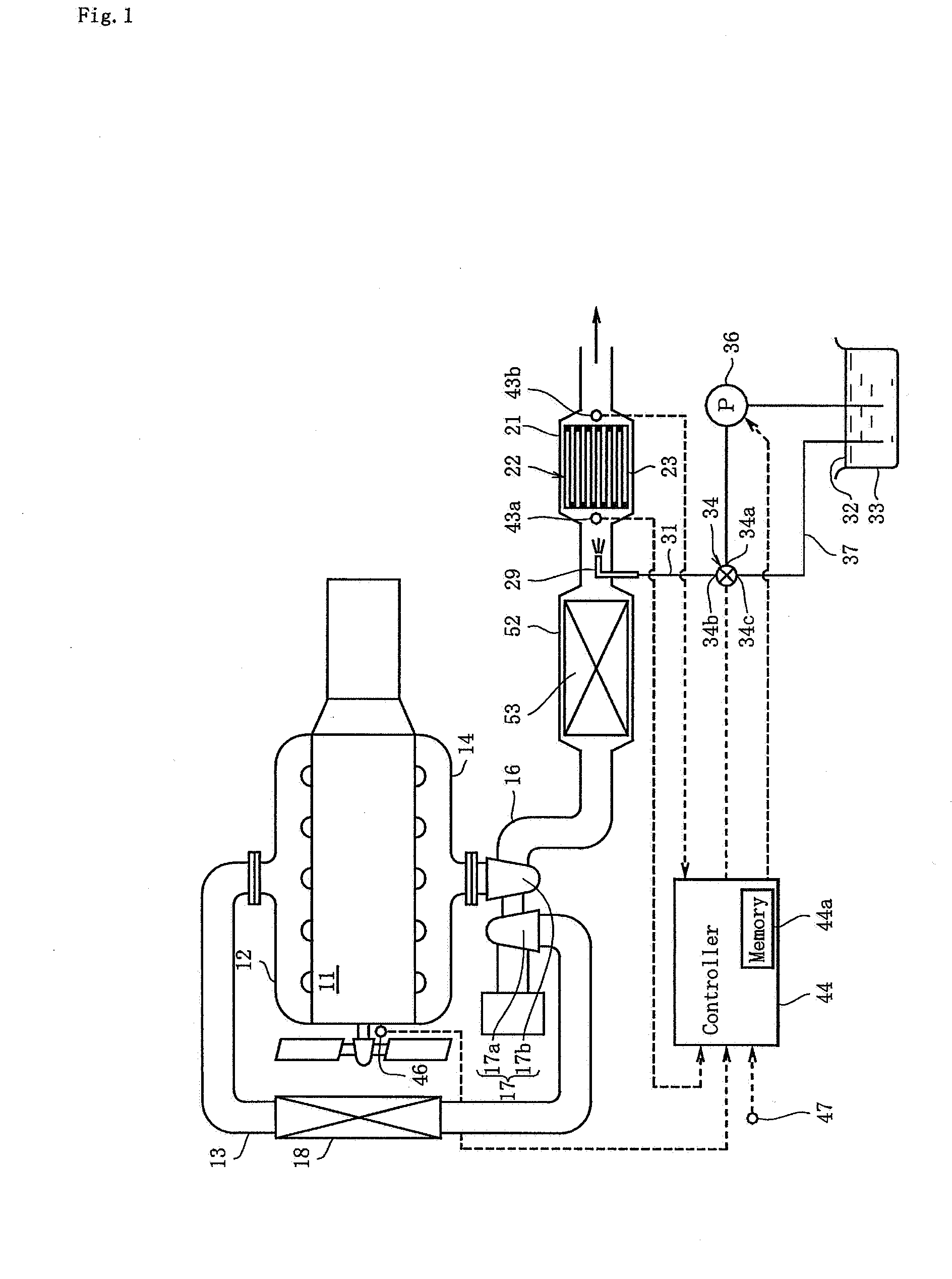 Selective reduction catalyst and engine exhaust gas purifier using the same