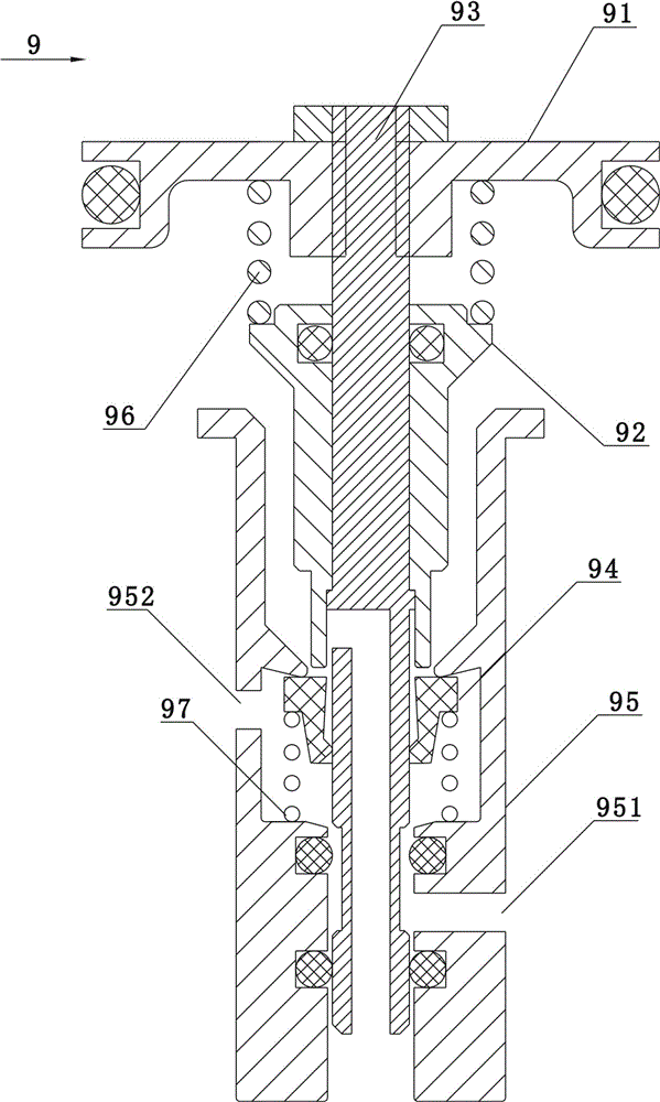 Four-speed output air pressure trailer brake valve