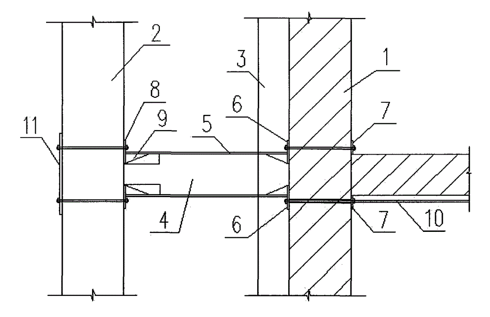 A kind of reinforced jacket type added layer structure and its reinforcement method