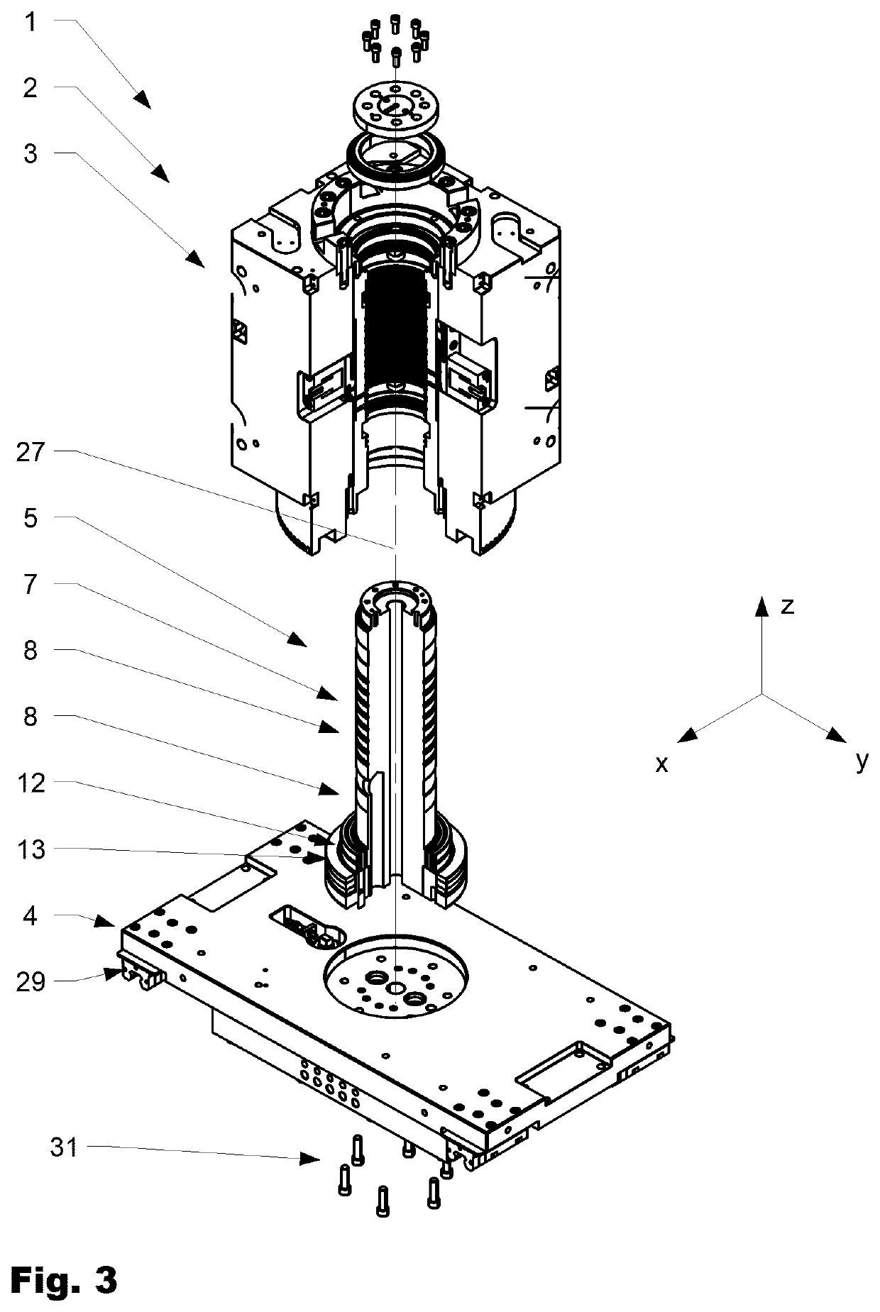 Device and method for injection molding