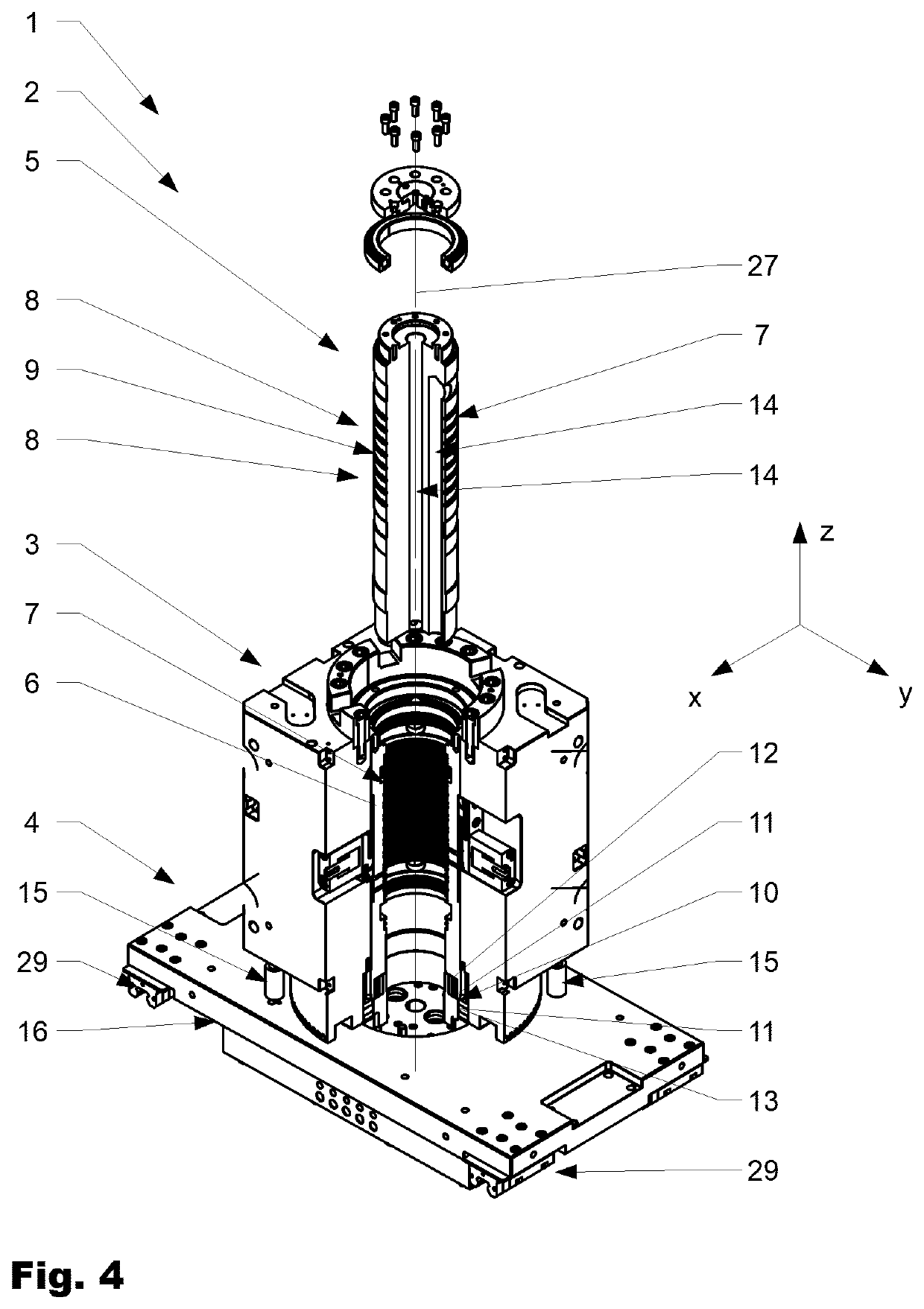 Device and method for injection molding