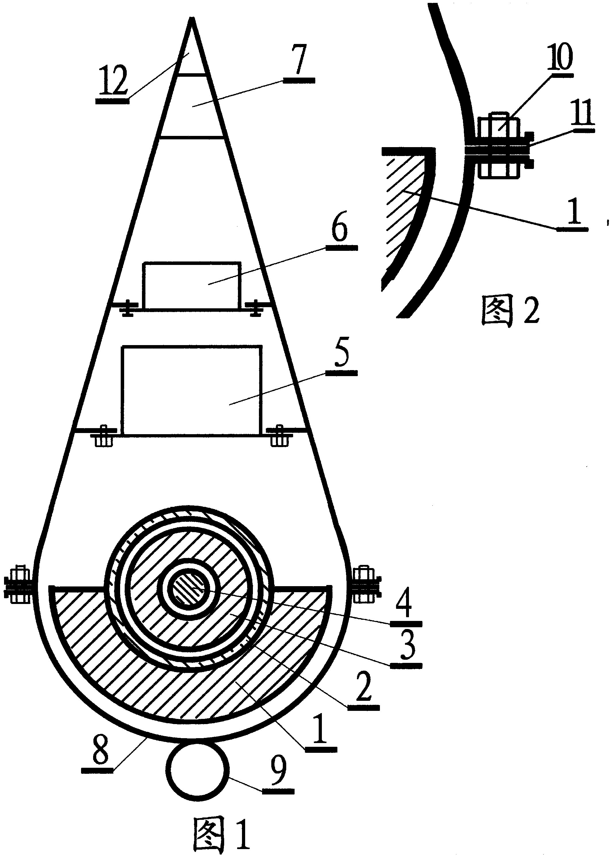 Self-powered maintenance-free navigation mark