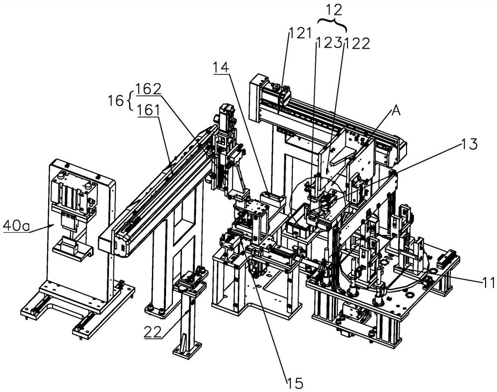 A connecting sheet ultrasonic welding machine