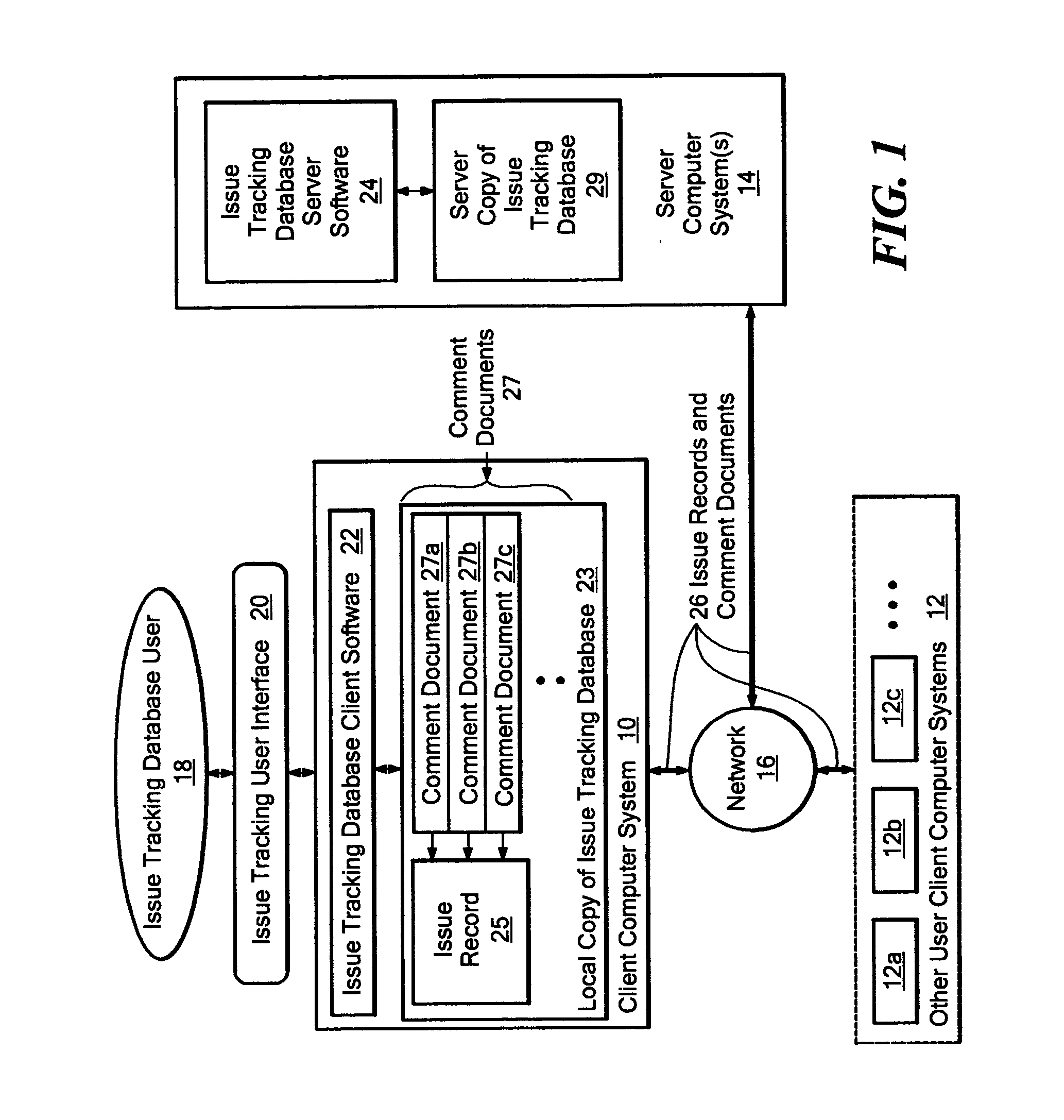 Method and system for efficiently processing comments to records in a database, while avoiding replication/save conflicts