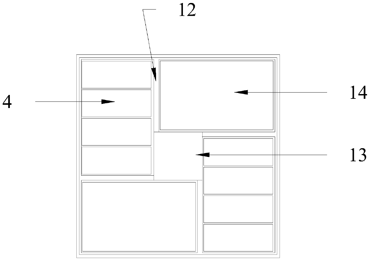 Closed multi-bait termite trap-killing and alarming integrated device