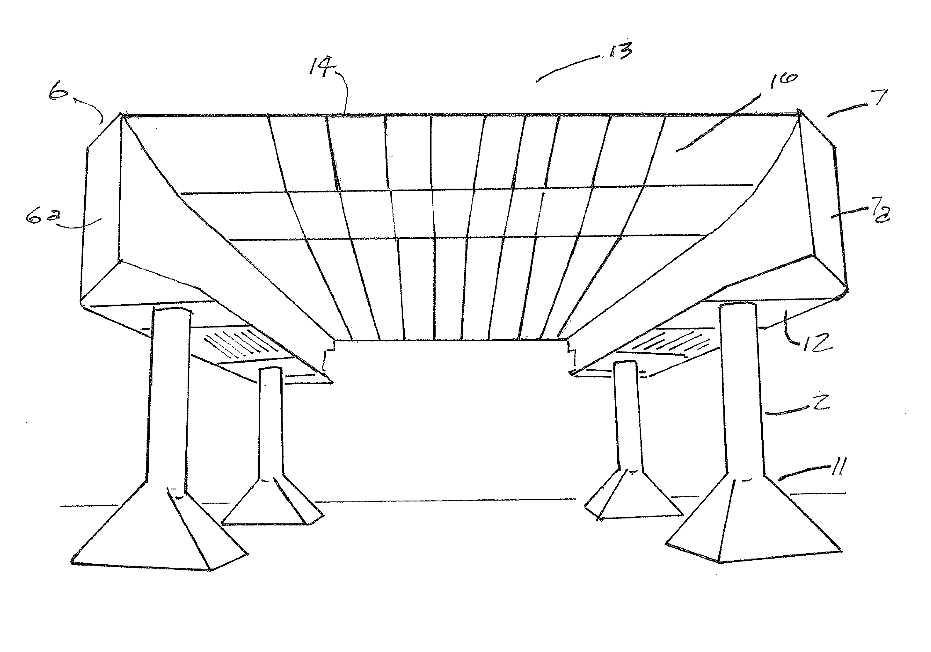 Fast jack hybrid liftboat hull