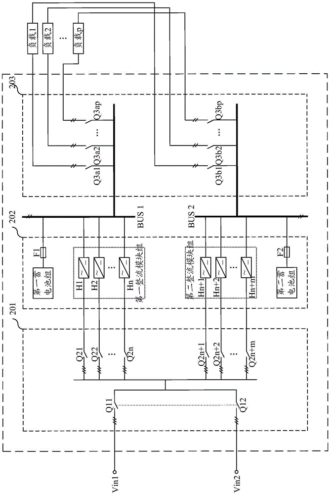 High-voltage DC power supply system