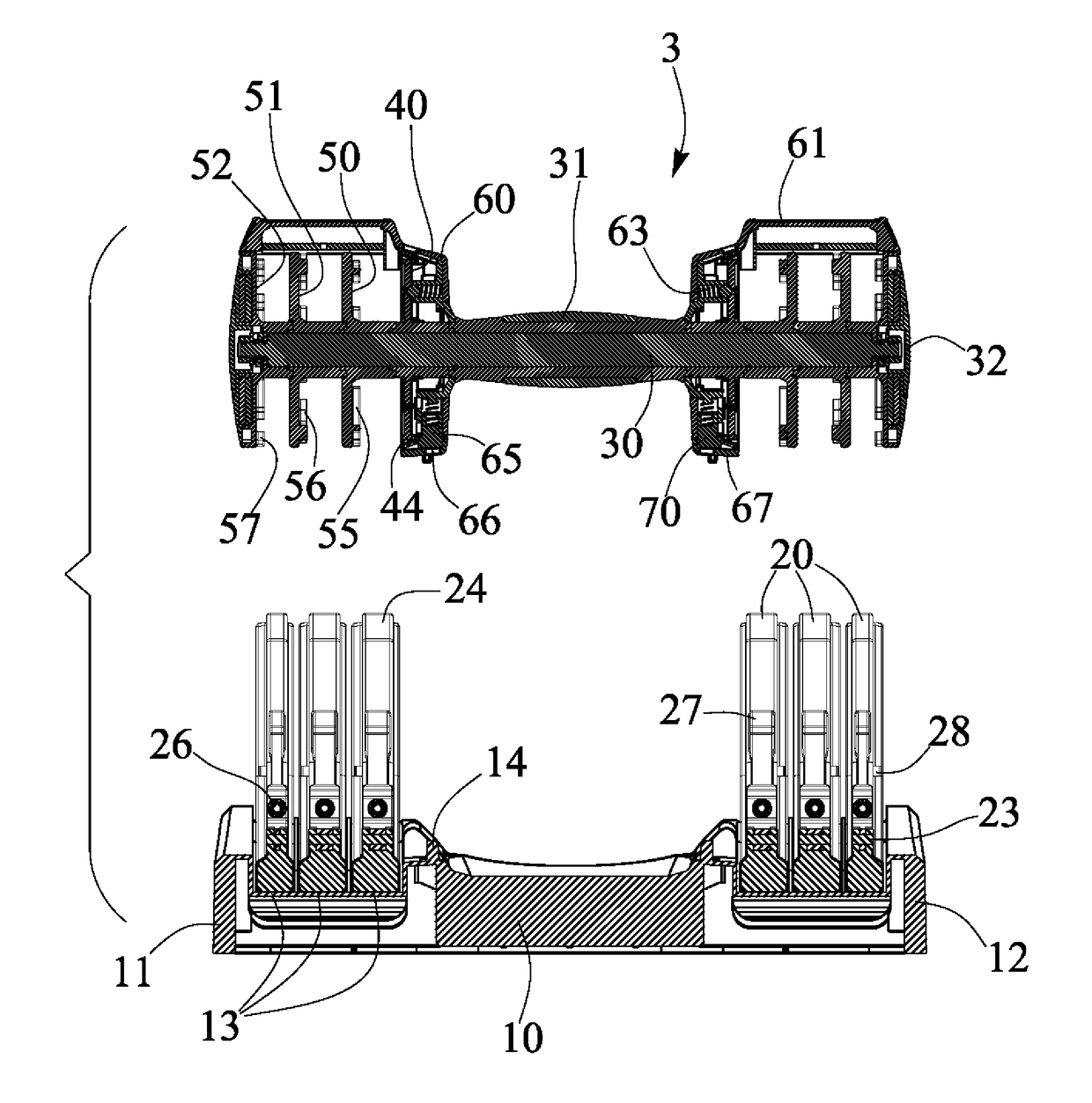 Adjustable exercise device