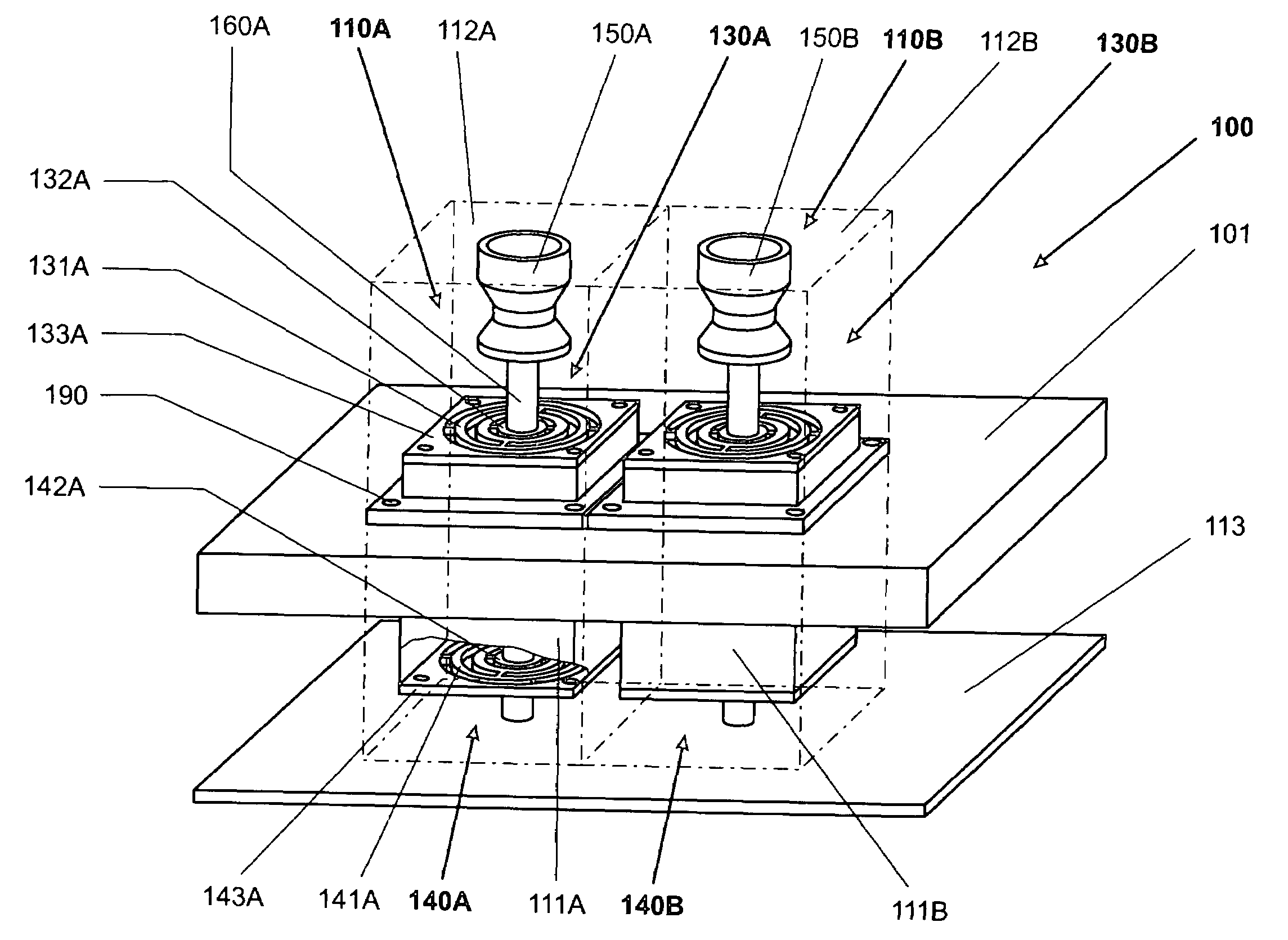 Parallel-guiding mechanism for compact weighing system