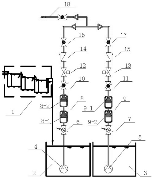 Anti-blockage system and method for irrigating biogas slurry