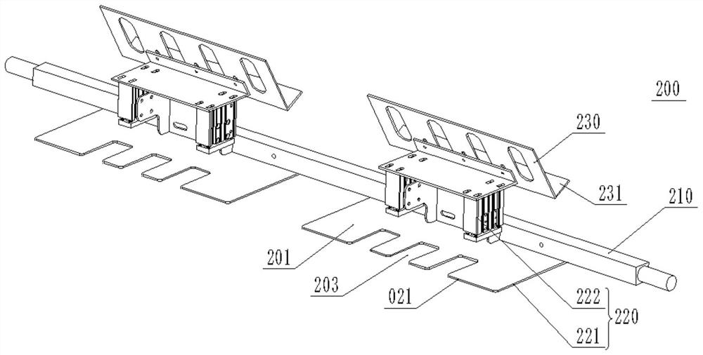 Turnover conveying mechanism and flexible part arrangement equipment